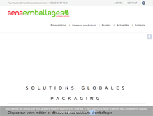 Tablet Screenshot of emballagesens.com